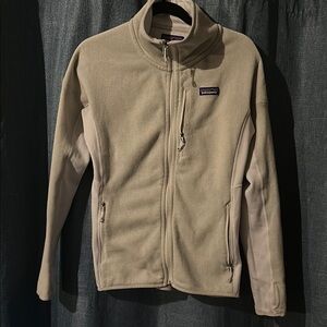 Patagonia Tan Fleece Jacket